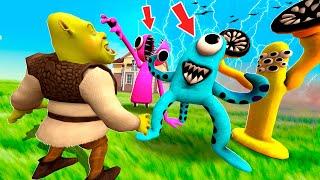 ALL NEW RAINBOW FRIENDS  VS SHREK.EXE  3D SANIC CLONES MEMES In Garry`s mod!