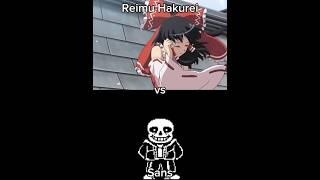 Reimu Hakurei vs Sans (Touhou Project | Undertale)