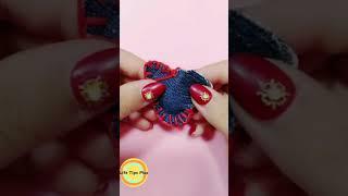 Hand Embroidery: 3D Heart.Amazing Embroidery Stitches For Beginners /Guide to Sewing. #shorts