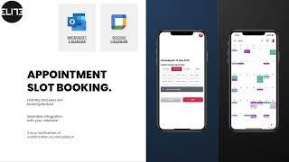 Appointment Slot Booking On A Smart Digital Business Card