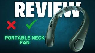 JISULIFE Portable Neck Fan, Hands Free Bladeless Fan - Review