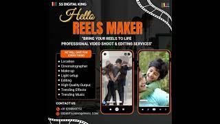 HELLO REELS MAKER & CONTENT CREATOR : SS Digital King +91 8789943752