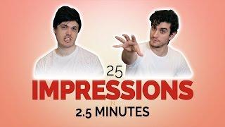 25 Impressions in 2.5 Minutes [Feat. George H. Xanthis!]