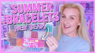 LET'S MAKE BEADED BRACELETS TOGETHER!! for Summer ‍️️ (DIY VSCO/ KANDI/PONY BEAD BRACELETS) 
