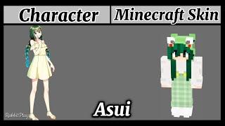 MY HERO ACADEMIA CHARACTERS AS MINECRAFT SKINS [[ MHA ]]  2024 | Rabbitplayz