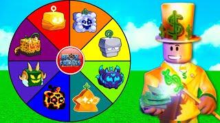 I Found FORTUNE WHEEL With FREE PERMANENT FRUITS In BLOX FRUITS Roblox