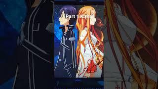 Part 1 of drawing Kirito and Asuna