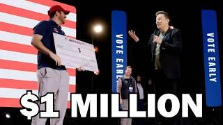 Elon Musk Awards $1M To Random Person At Town Hall