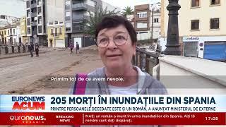 Inundații în Spania: cel puțin 205 morți, printre care și un român. Numărul victimelor poate crește