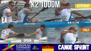 K2 Men 1000m Final  | GERMANY CHAMPION | European Championships Munich 2022