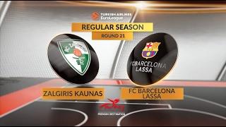 Highlights: Zalgiris Kaunas-FC Barcelona Lassa