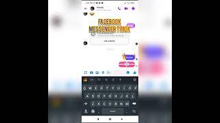 Amazing Facebook Messenger Tricks | Facebook Messenger Trick 2022 | Secret for you ️ #shorts