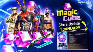 Magic Cube Store Update| 1 January Next Magic Cube Bundle | Free Fire New Event | Ff New Event