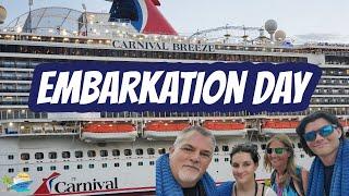 CARNIVAL BREEZE Embarkation Day