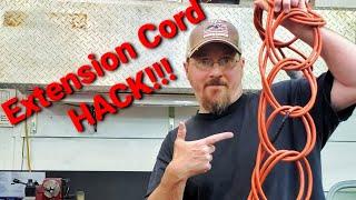 HOW to Roll Up Extension Cords with out tangling (For Beginners)