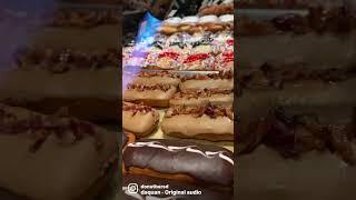 Amazing Maple Bacon Donut Bar in San Diego! #DonutBar #chefsantiago #sandiego #brunch