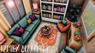 Colorful Family Apartment ...(Sims 4 Speed Build)