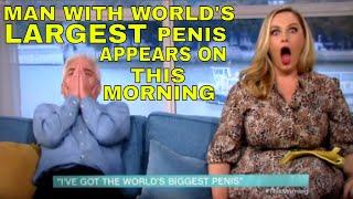 MAN WITH WORLD'S LARGEST PENIS ON THIS MORNING FOOTAGE! Phil & Josie shocked | What on earth??