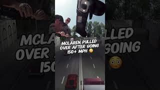 This is has to be the luckiest driver ever… (:  Sinclair Photos) #pulledover #cops #supercars
