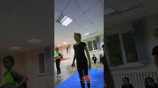 Акжан Есмагамбет Первый свой прыжок совершила сегодня #jump #tutorial #adylerkinbaevballet