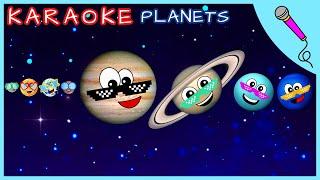  KARAOKE Planets Order Song | Funny song for kids | Children Nursery Rhyme | Planet SONG for BABY