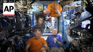 Astronauts on the International Space Station share their Thanksgiving plans