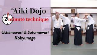 Uchimawari & Sotomawari Kokyunage - The Aiki Dojo 2 Minute Technique #aikido #aikidocenterla #budo