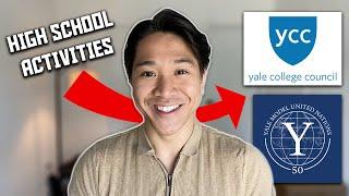 how did HIGH SCHOOL connect to my YALE POLITICAL SCIENCE experience?