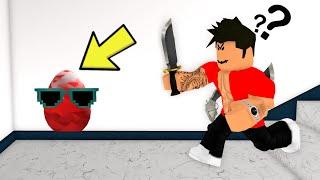 SPRAY PAINTING RARE NIKILIS EGG To TROLL TEAMERS in Roblox Murder Mystery 2!