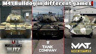 Tank Company VS World Of Tanks Blitz VS MWT Tank Battle, M41 Bulldog Tank