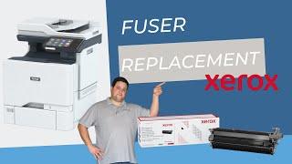 How to quickly replace the fuser: Xerox VersaLink C625