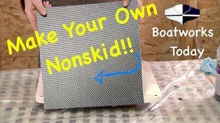 Make A Fiberglass Mold Of Your Gelcoat Nonskid For Repair!