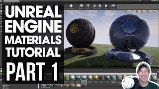 Getting Started IN UNREAL ENGINE 4 (Ep 5) - Applying and Editing Materials