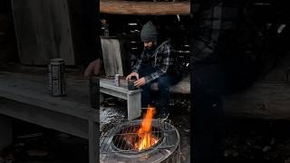 Winter Camping at the Bushcraft Shelter - Full Video on my Channel