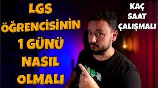 Fen Lisesi İsteyen LGS Öğrencinin 1 GÜNÜ | Kaç Saat Çalışmalısın?