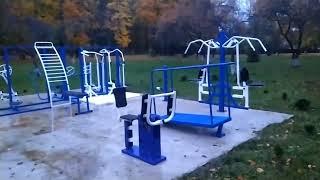 Уличный тренажерный комплекс Air Gym YTR003 и другие уличные тренажеры