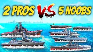 The Most Insane Battle You Will Ever See In Modern Warships