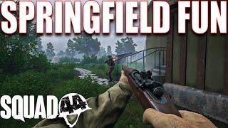 SPRINGFIELD RIFLE is FUN To Play With in SQUAD 44 Gameplay