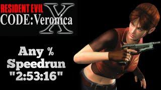 Resident Evil: Code Veronica X (PS4)- Any% Speedrun- "2:53:16"/A Rank