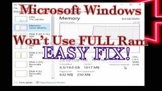 How To Fix Hardware Reserved RAM | Windows Won’t Use Full RAM (Memory)