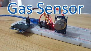 MQ2 Gas Sensor with oled display