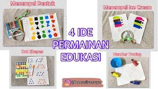 PERMAINAN EDUKASI ANAK USIA 2-5 TAHUN | IDE BERMAIN DIRUMAH | AKTIVITAS MONTESSORI