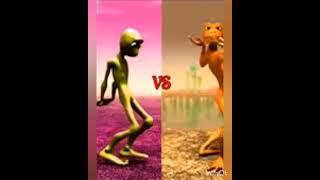 Green alien dance vs patika dance with tomato ko sito