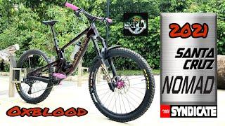 DREAM BUILD | 2021 SANTA CRUZ NOMAD V5 | OXBLOOD COLOR | BIKE CHECK