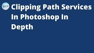 Clipping Path Services In Photoshop In depth