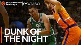 Endesa Dunk of the Night: Edgaras Ulanovas, Zalgiris Kaunas