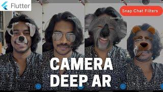 Build App like SnapChat Filter - Camera Deep AR | Flutter Tutorial