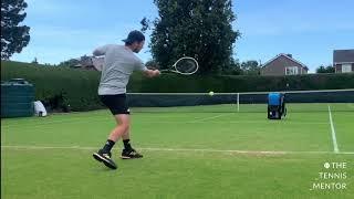 Intense Tennis Routine With Slinger Bag (The Tennis Mentor)