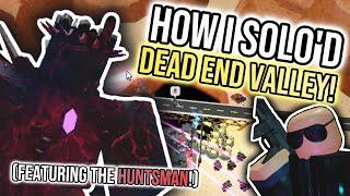 How I Triumphed DEAD END VALLEY on Tower Battles (with Huntsman!) | Roblox