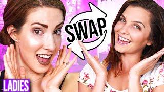 Two Best Friends Swap Makeup Routines!